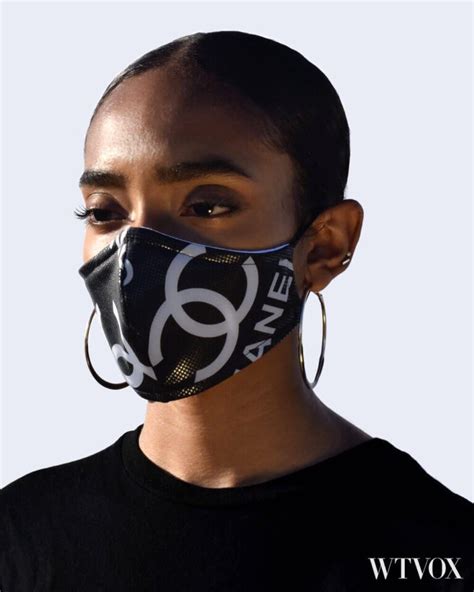 chanel cotton face mask|Chanel face masks virus.